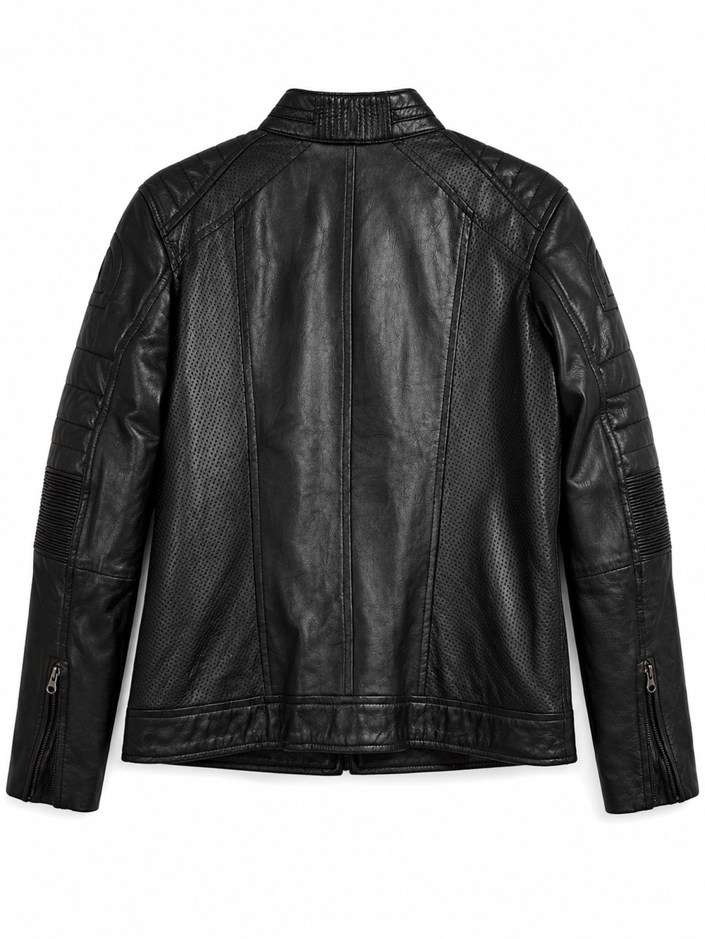 🖤Classic Black All Leather Moto Jacket🖤 - Picture 2 of 5